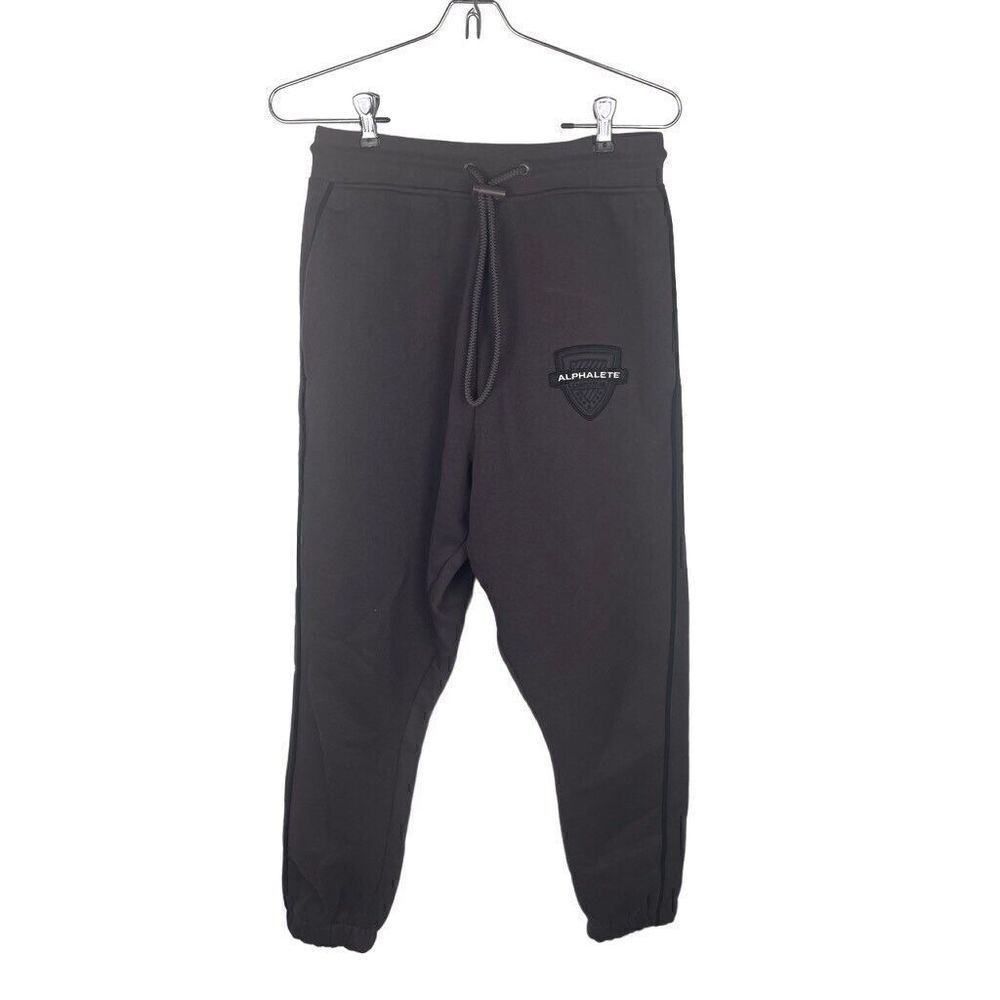 Alphalete M Alphalete Brown Purple Fleece Sweatpants Drawstring Joggers  Size XS